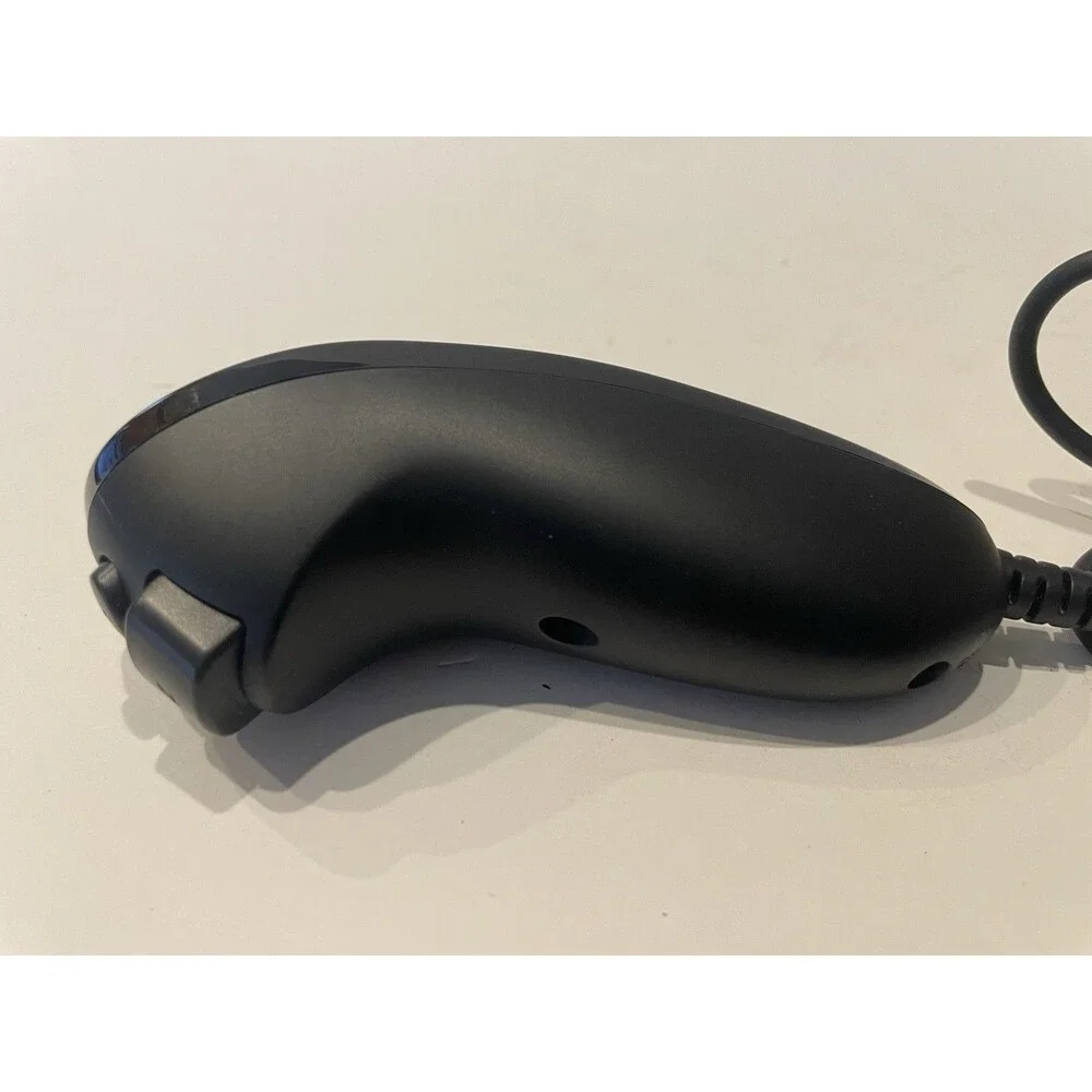 Black Nunchuck Nintendo Wii / U OEM GENUINE OFFICIAL RVL-004 Controller Remote